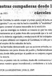 thumbnail of Carta de nuestras companneras