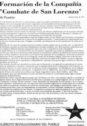 thumbnail of Compannia Combate de San Lorenzo