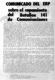 thumbnail of Comunicado por operatico Batallon 141