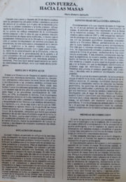 thumbnail of Con fuerza hacia las masas