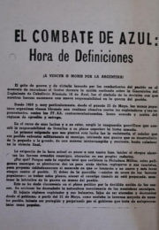 thumbnail of El combate de Azul hora de definiciones