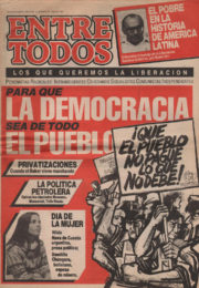 thumbnail of Entre Todos N 15. 1986 marzo 15. Buenos Aires