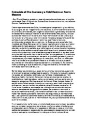 thumbnail of Entrevista al Che y Fidel