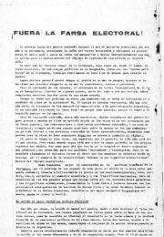 thumbnail of Fuera la farsa electoral