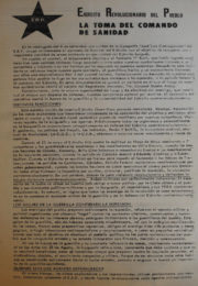 thumbnail of La toma del comando de sanidad