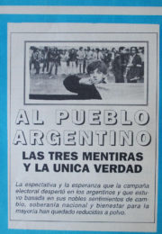 thumbnail of Las tres mentiras y la unica verdad