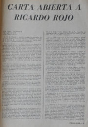 thumbnail of Mendez y Jouve. Carta a Ricardo Rojo