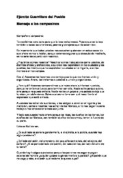 thumbnail of Mensaje a los campesinos