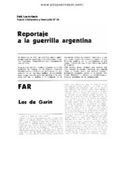 thumbnail of Reportaje a las FAR