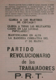 thumbnail of 1972. PRT. Primero de Mayo