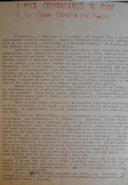 thumbnail of A mis companeros de FIAT