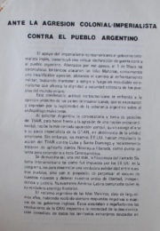 thumbnail of Ante la agresion colonial