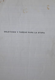 thumbnail of Objetivos y tareas para la etapa