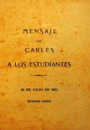 thumbnail of 1931. Mensaje de Carles a los estudiantes