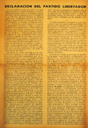 thumbnail of 1945 diciembre. Declaracion del Partido Libertador