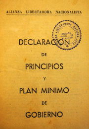 thumbnail of 1946. Declaracion de Principios y Programa de Gobierno