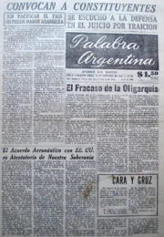 thumbnail of 1956. Palabra Argentina N 10