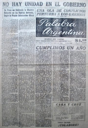 thumbnail of 1956. Palabra Argentina N 12