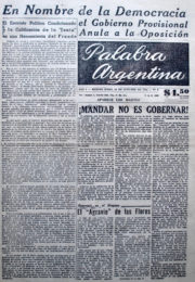 thumbnail of 1956. Palabra Argentina N 9