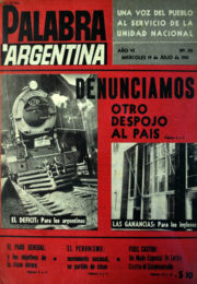 thumbnail of 1961. Palabra Argentina N 121