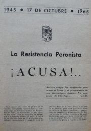 thumbnail of 1965. La Resistencia Peronista acusa