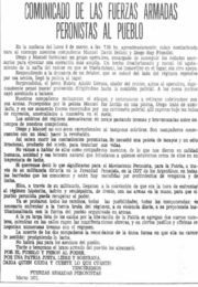 thumbnail of 1971. Comunicado de las FAP al pueblo