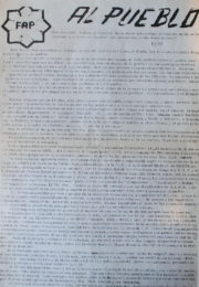 thumbnail of 1973 junio. Al pueblo por los acontecimientos de Ezeiza