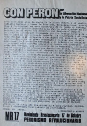 thumbnail of 1973 junio. Con Peron por la liberacion nacional y la patria socialista