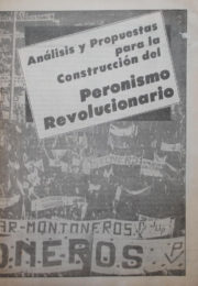 thumbnail of 1985. Analisis y propuestas para la construccion del peronismo revolucionario