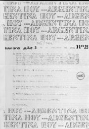 thumbnail of Argentina hoy 1983 N 25