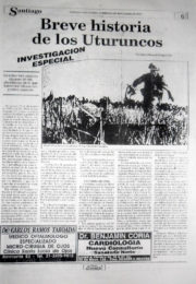thumbnail of Breve historia de los Uturuncos Notas de Prensa