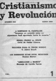 thumbnail of Cristianismo y Revolucion n 01