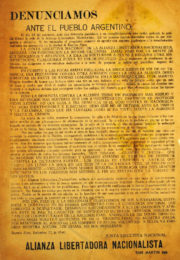 thumbnail of Denunciamos ante el pueblo argentino