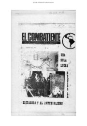 thumbnail of El Combatiente n 052