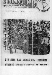 thumbnail of El Combatiente n 058