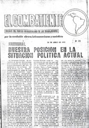 thumbnail of El Combatiente n 070 1972 julio 30