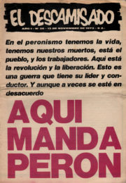 thumbnail of El Descamisado n 26