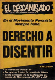 thumbnail of El Descamisado n 38