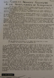 thumbnail of FAP A los trabajadores de Petroquimica