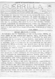 thumbnail of Guerrilla. JP de la provincia de Buenos Aires nov. 1962
