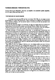 thumbnail of Rodriguez Heidecker, Patricia. Testimonio de D. Ramos y N.Verdinelli