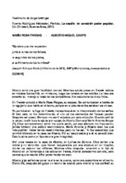 thumbnail of Rodriguez Heidecker, Patricia. Testimonio sobre M. R. Pargas y A. Camps