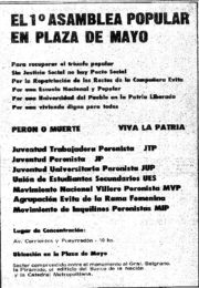 thumbnail of 1974 abril 30. El 1 Asamblea Popular en Plaza de Mayo