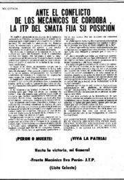 thumbnail of 1974 agosto 5. Ante el conflicto de los Mecanicos de Cordoba
