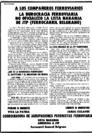 thumbnail of 1974 junio 3. A los companeros ferroviarios