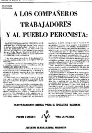 thumbnail of 1974 noviembre 29. A los trabajadores y al pueblo peronista