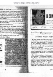 thumbnail of El Combatiente n 256 1977 octubre 21