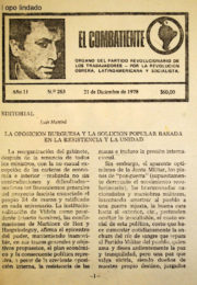 thumbnail of El Combatiente n 263
