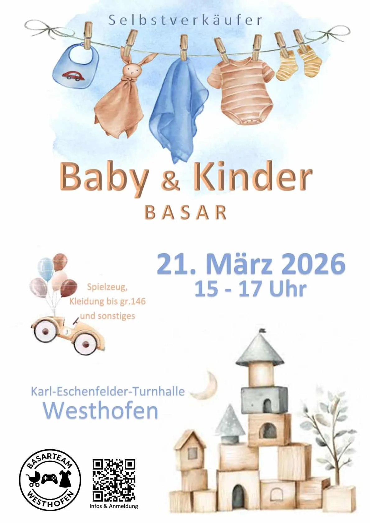 Baby- und Kinderbasar in Westhofen lädt zum Stöbern ein