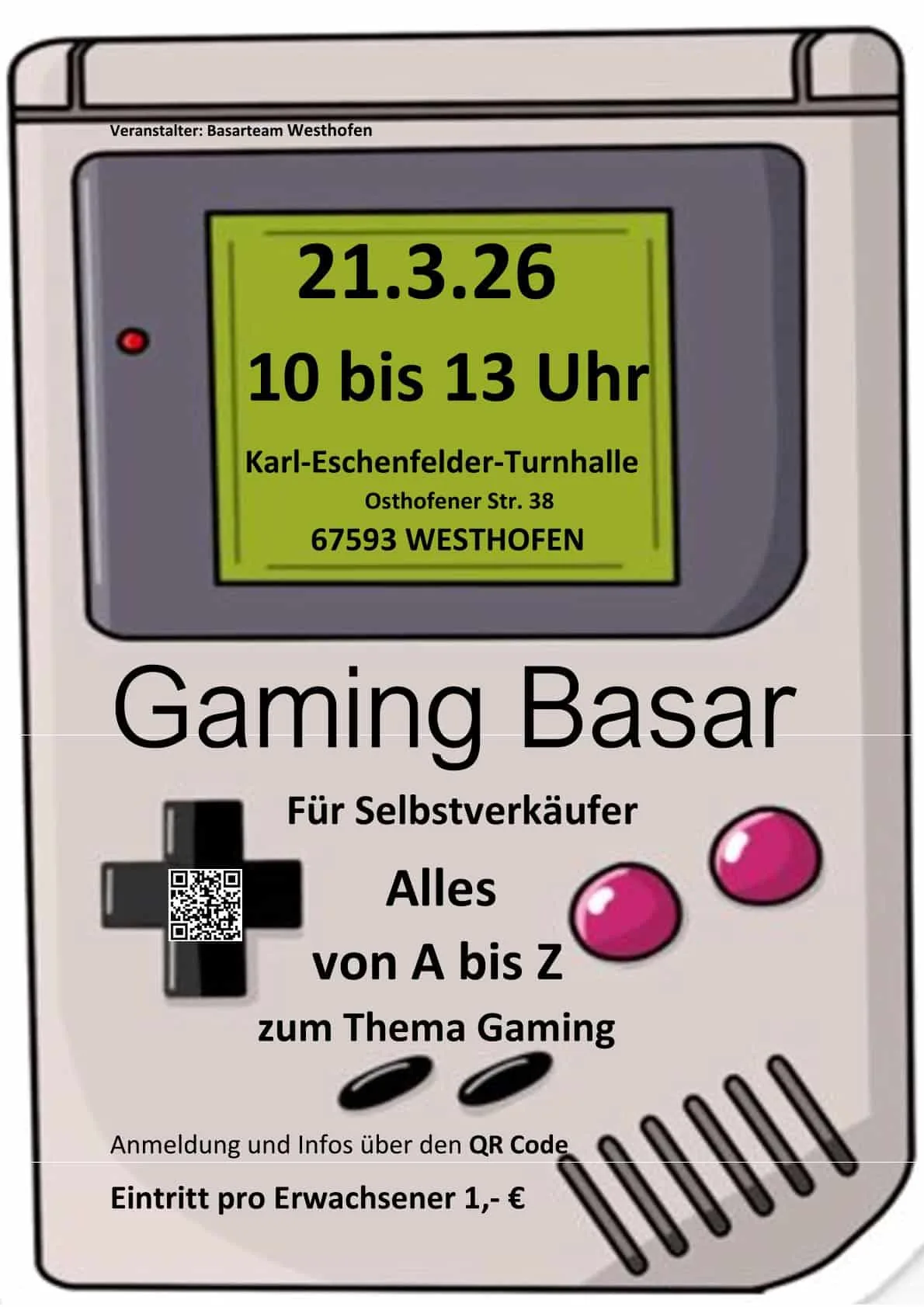 Gaming Basar in Westhofen – Retro, Konsolen und Schnäppchen für Fans